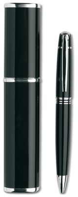 SFERA A ROTAZIONE CON ASTUCCIO IN ALLUMINIO REFILL NERO