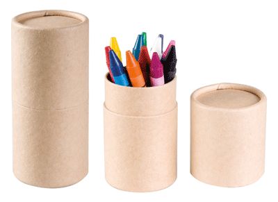 ASTUCCIO CON 12 PASTELLI CERA