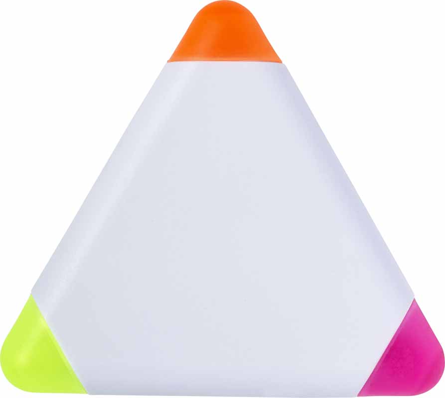 EVIDENZIATORE TRIANGOLARE IN ABS cm 7,6x7,6x1