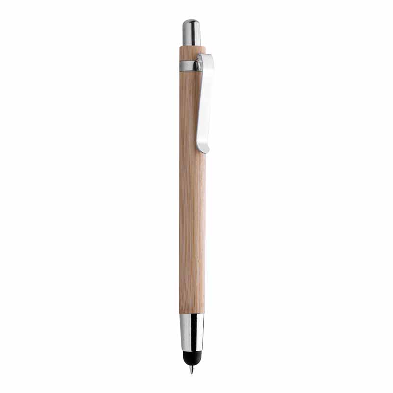 PENNA A SFERA A SCATTO TOUCH IN BAMBOO REFILL NERO