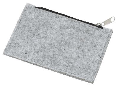 PORTAMONETE IN FELTRO CON CERNIERA 11,1 x 7,4 cm