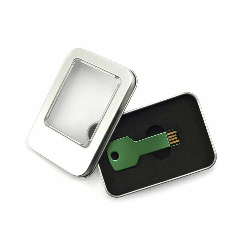 CHIAVETTA USB IN METALLO A FORMA DI CHIAVE 16Gb