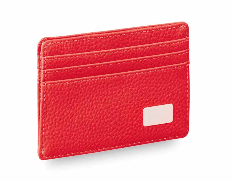 PORTAFOGLIO PORTACARTE DI CREDITO IN PU 10,2x7,7x0,5 cm