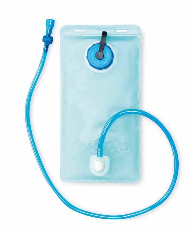 ZAINO SPORT IN POLIESTERE 600D CON SACCA D'ACQUA 2lt INCLUSA