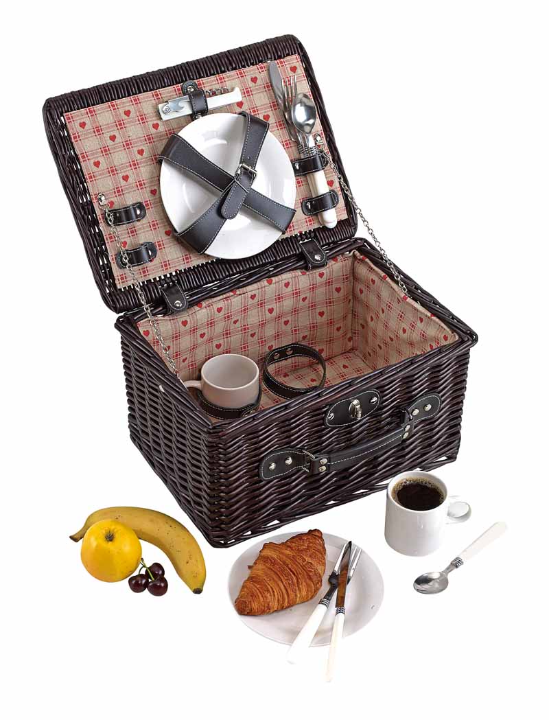 CESTINO PIC-NIC PER 2 PERSONE cm 35,5x27x20