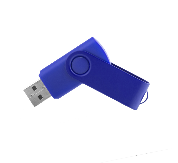 CHIAVETTA USB GIREVOLE IN ALLUMINIO 16Gb