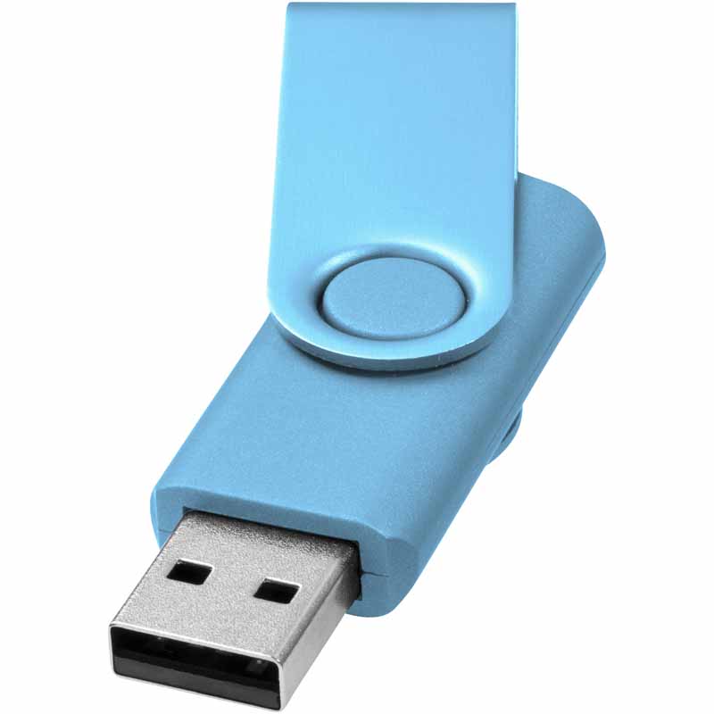 CHIAVETTA USB GIREVOLE IN ALLUMINIO 4Gb