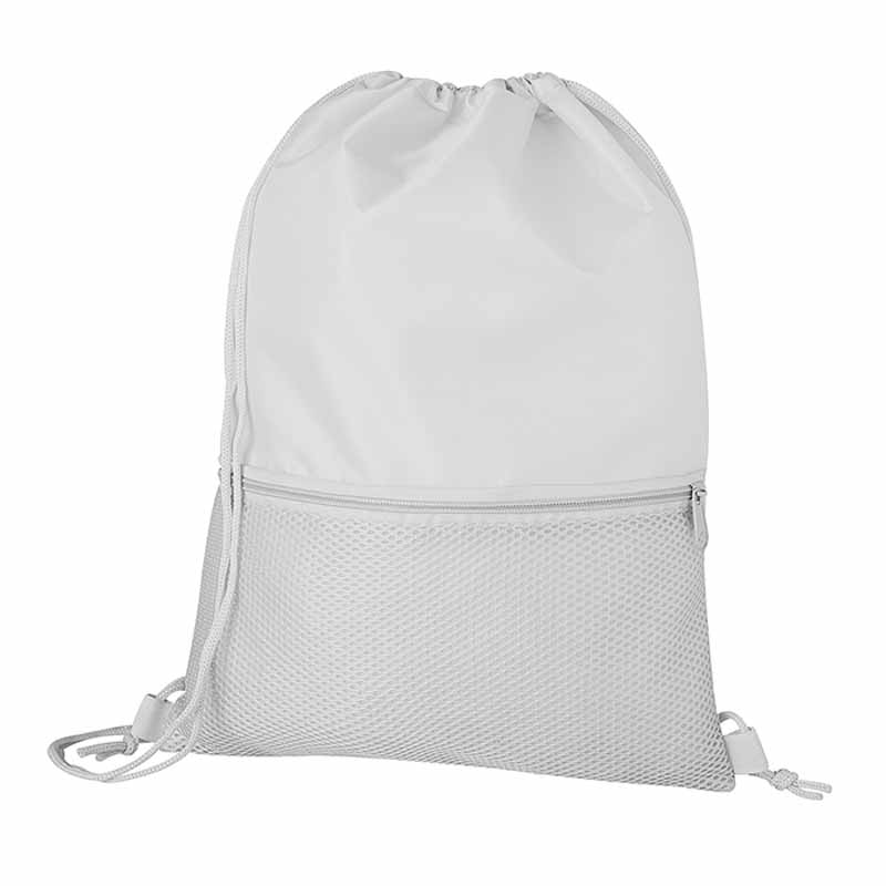 SACCA ZAINO CON ZIP IN POLIESTERE 210D cm 32x43