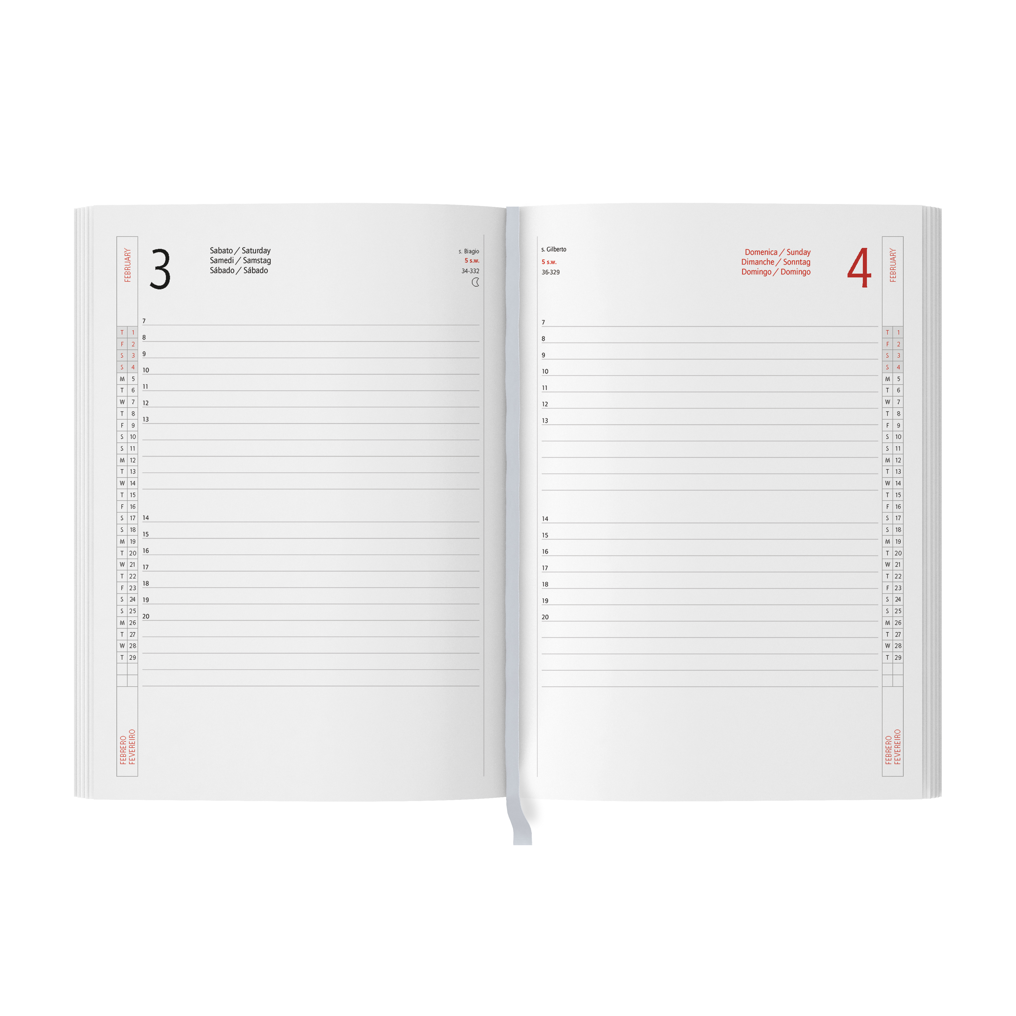 AGENDA PORTAFOGLIO GIORNALIERA IN SIMILPELLE cm 17x24