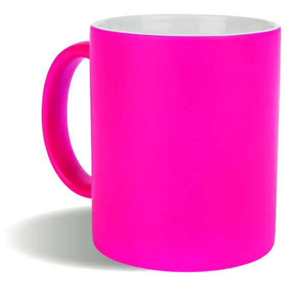 TAZZA IN CERAMICA COLORI FLUO cm Ø 8x9,5