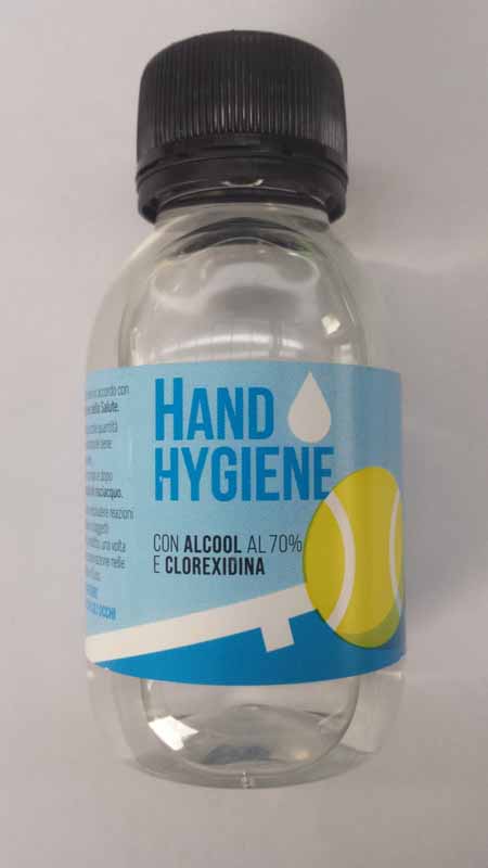 GEL IGIENIZZANTE PER LE MANI ALCOL 70% 100 ml (PLAY TENNIS)