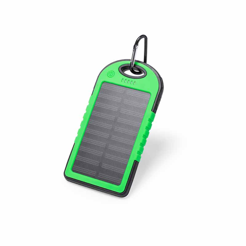 POWERBANK 4000 mAh CON PANNELLO SOLARE 7,5x14,5x1,5 cm