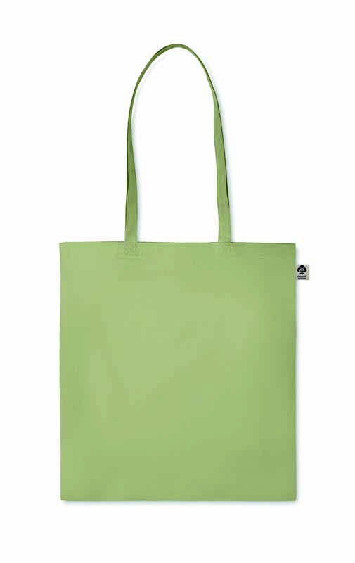 SHOPPER M/LUNGHI IN COTONE BIOLOGICO 140gr 38x42 cm