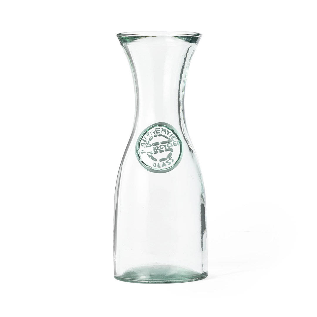 CARAFFA IN VETRO RICICLATO 800ml (MADE IN EUROPE)