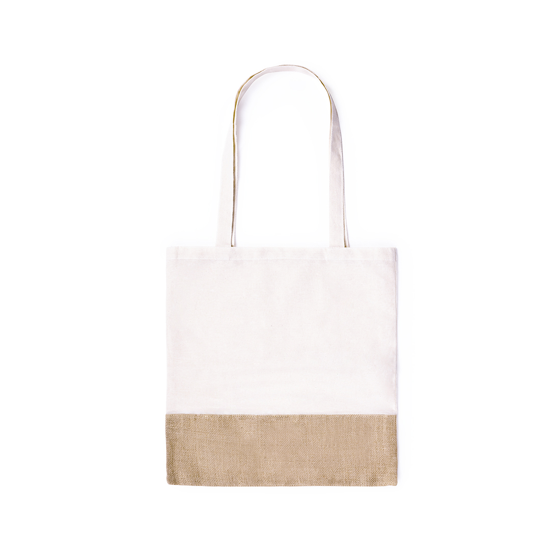 SHOPPER IN COTONE JUTA (120gr) MANICI LUNGHI 37x41 cm