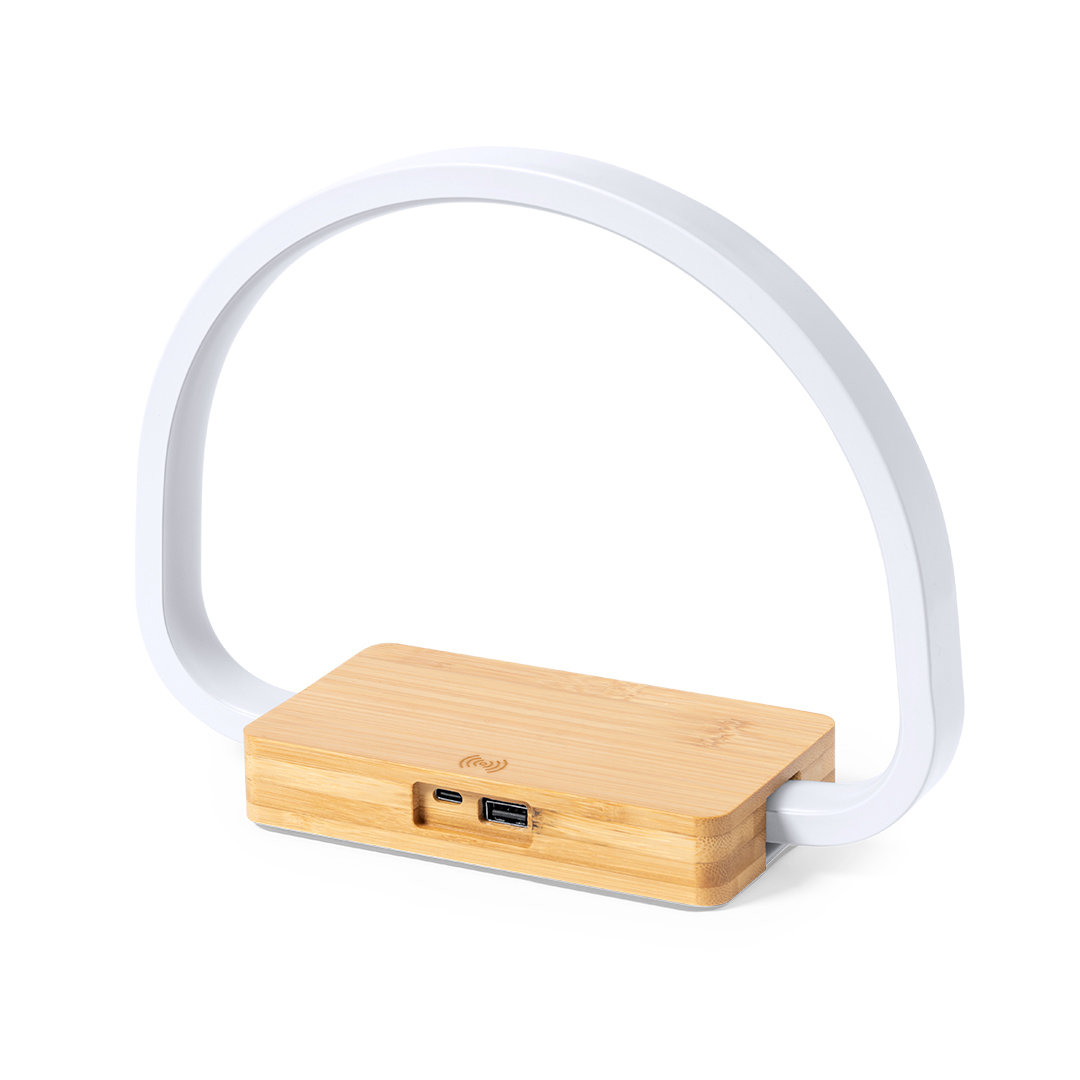 LAMPADA CARICATORE WIRELESS DA SCRIVANIA 23,5x18,5x8 cm