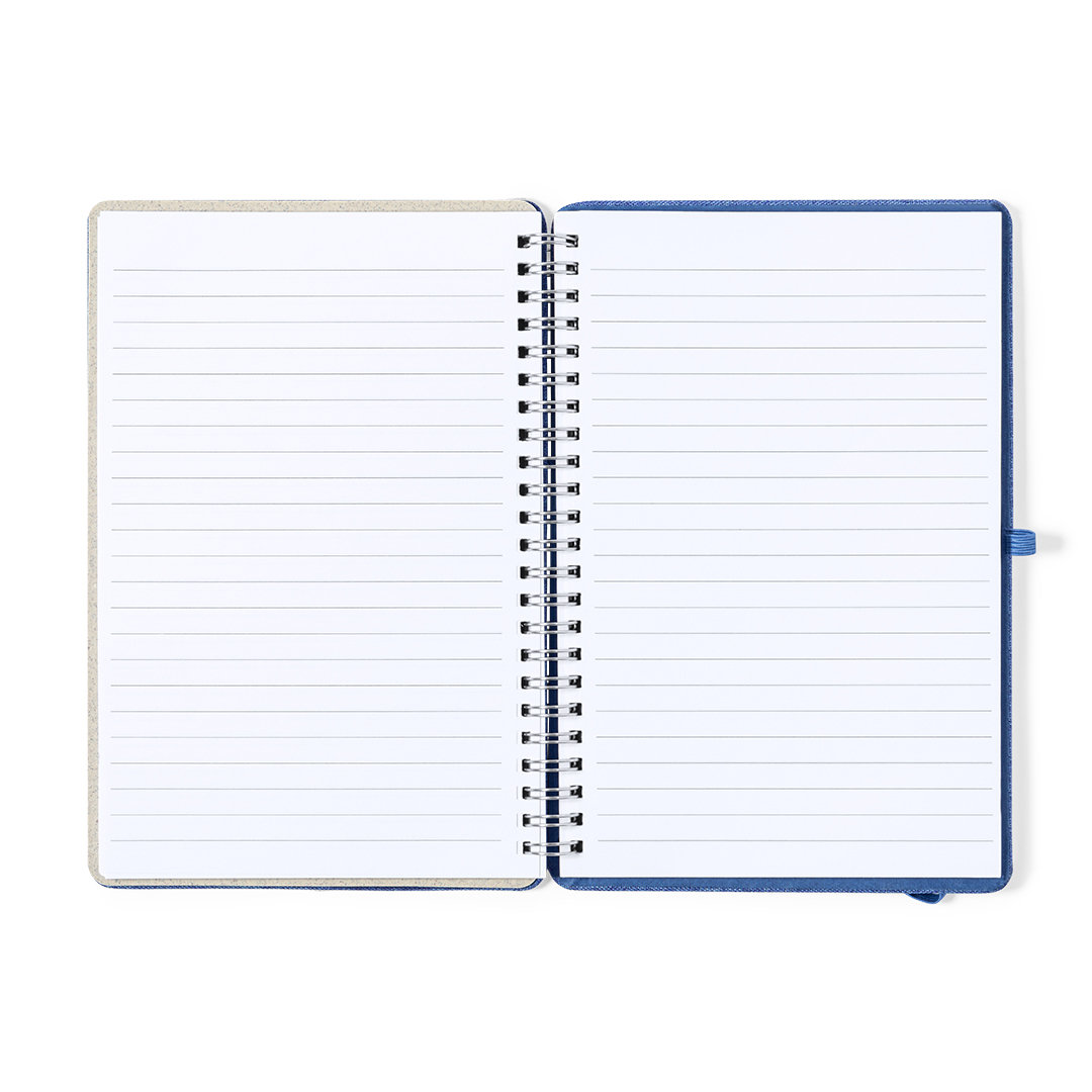 QUADERNO A RIGHE A5 IN RPET CON SUPPORTO TABLET cm. 15x21