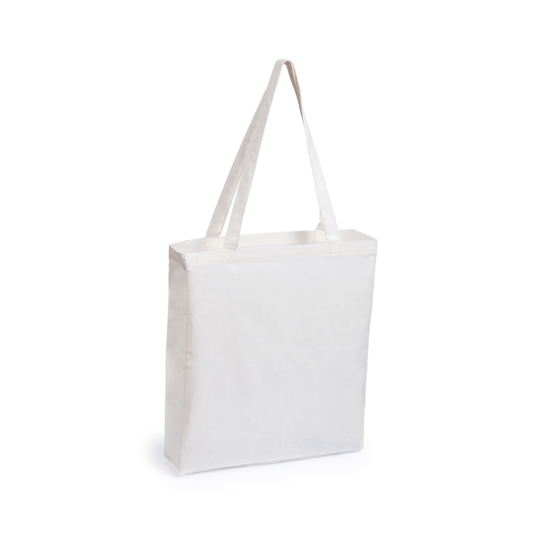 SHOPPER IN COTONE (105 gr) MANICO LUNGO cm 37x41x8