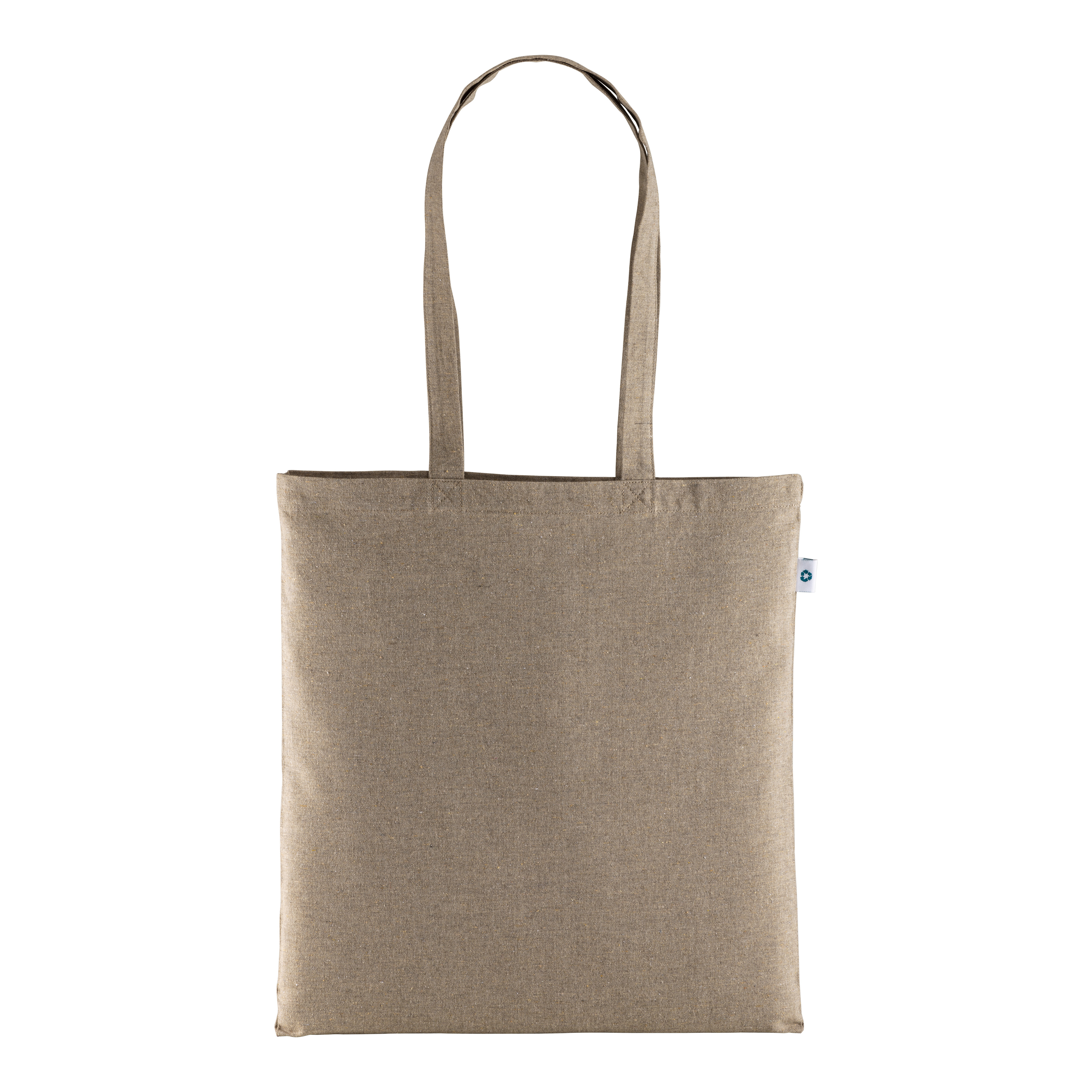SHOPPER IN COTONE RICICLATO (190gr) MANICI LUNGHI 38x42 cm