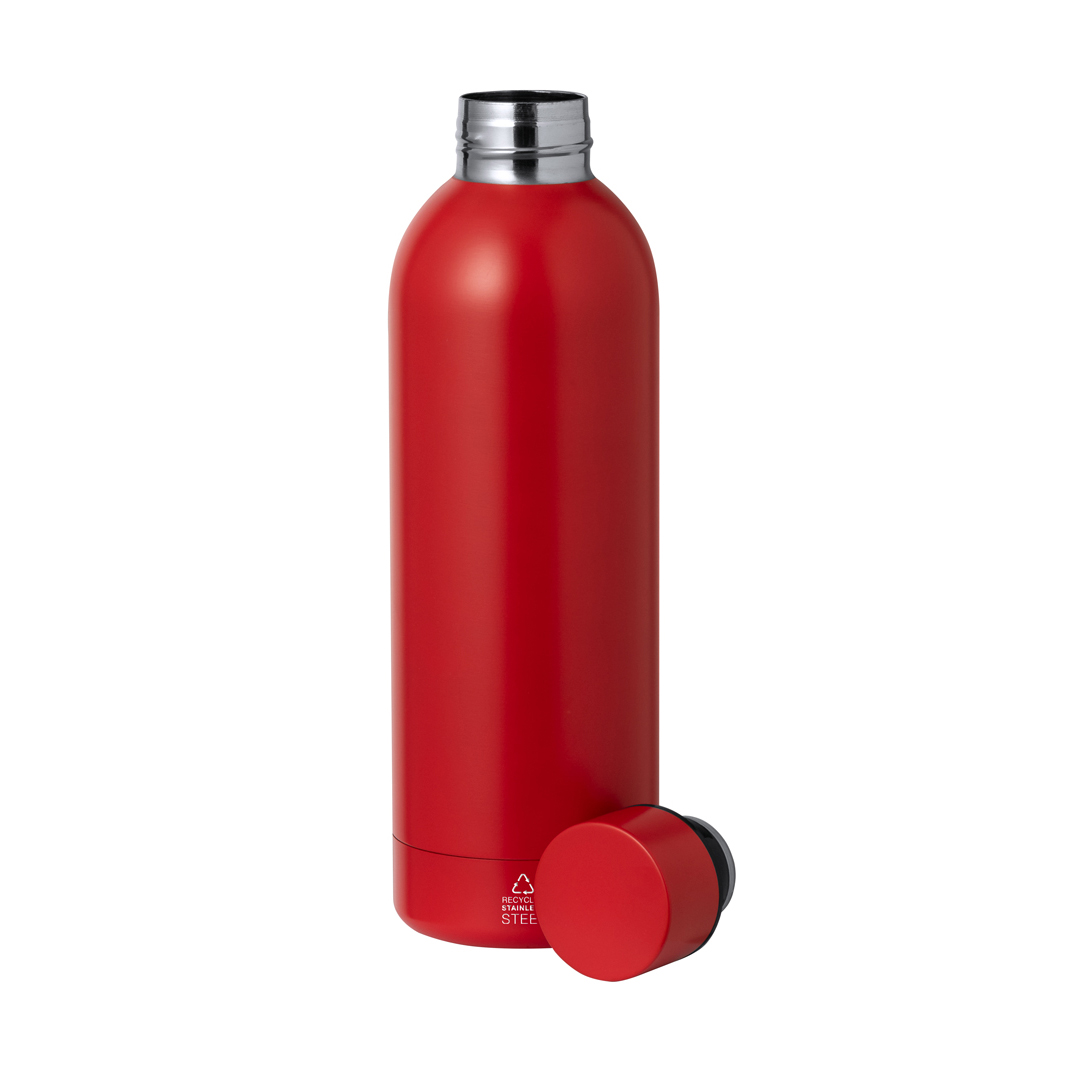 BORRACCIA TERMICA IN ACCIAIO RICICLATO, 550 ml, PARETE DOPPIA