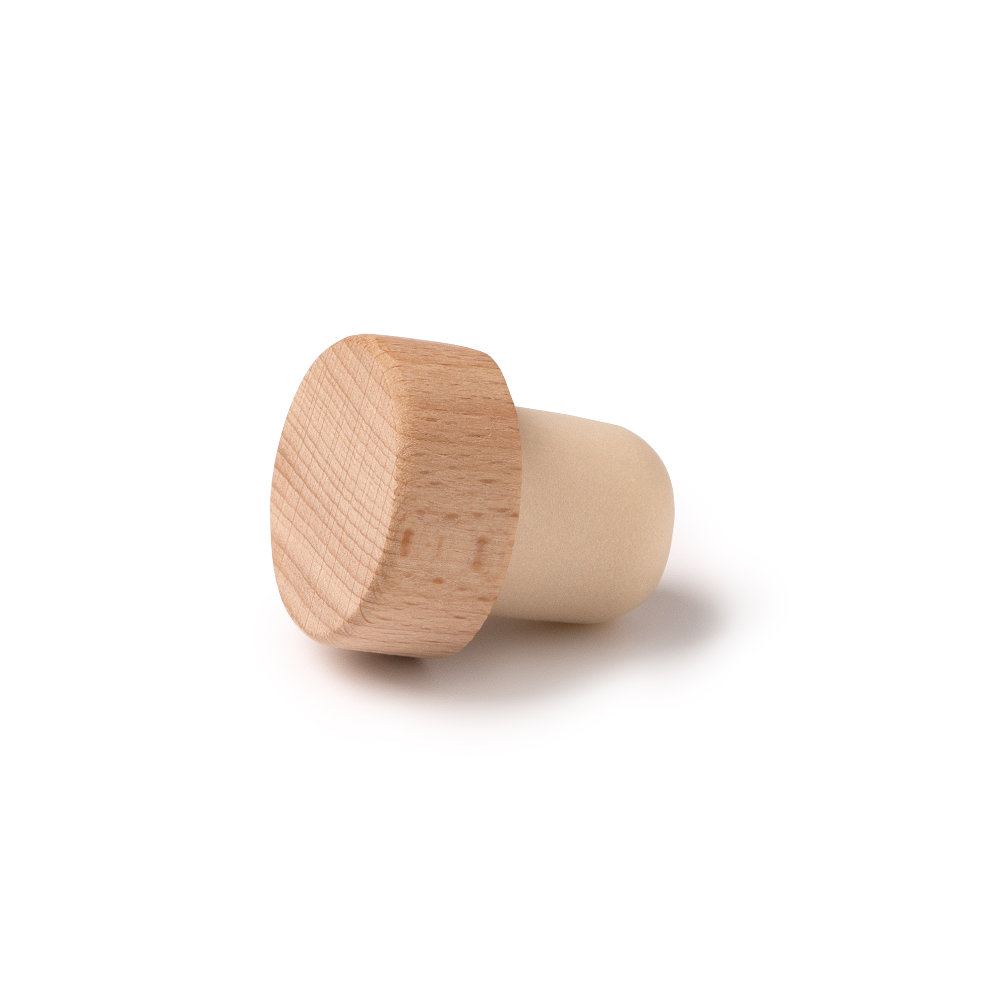 TAPPO IN LEGNO PER BOTTIGLIA cm. 3,2x2,8Ø