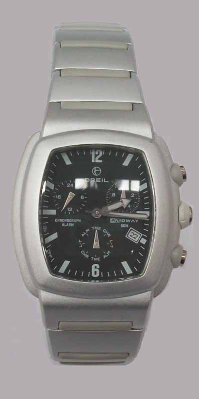 BREIL MIDWAY CRONO ALARM NERO