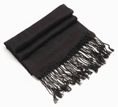 BALENCIAGA SCIARPA EFFETTO "PASHMINA" CON FRANGE