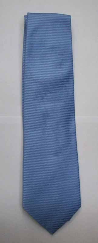BASILE CRAVATTA COLORE AZZURRO MOTIVO SPINATO
