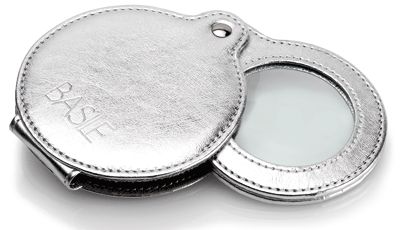 BASILE LENTE DI INGRANDIMENTO IN ECOPELLE COLORE ORO