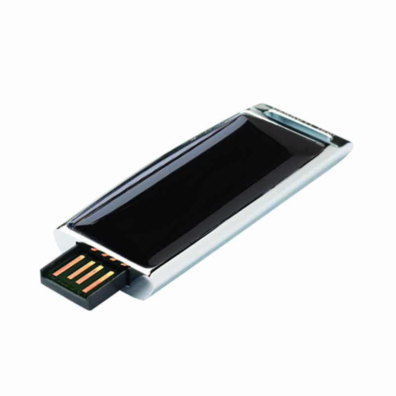 CERRUTI 1181 CHIAVETTE USB 8GB NERA 6x2,5x6 CM