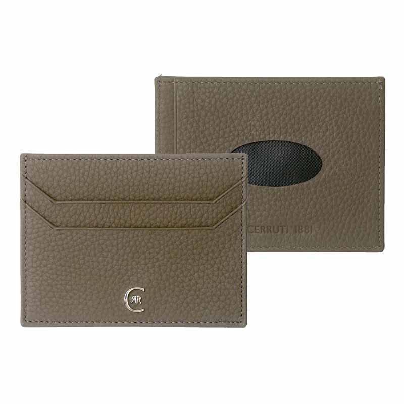 CERRUTI 1881 PORTACARTE DI CREDITO TALPA cm 10,7x8,2x0,25