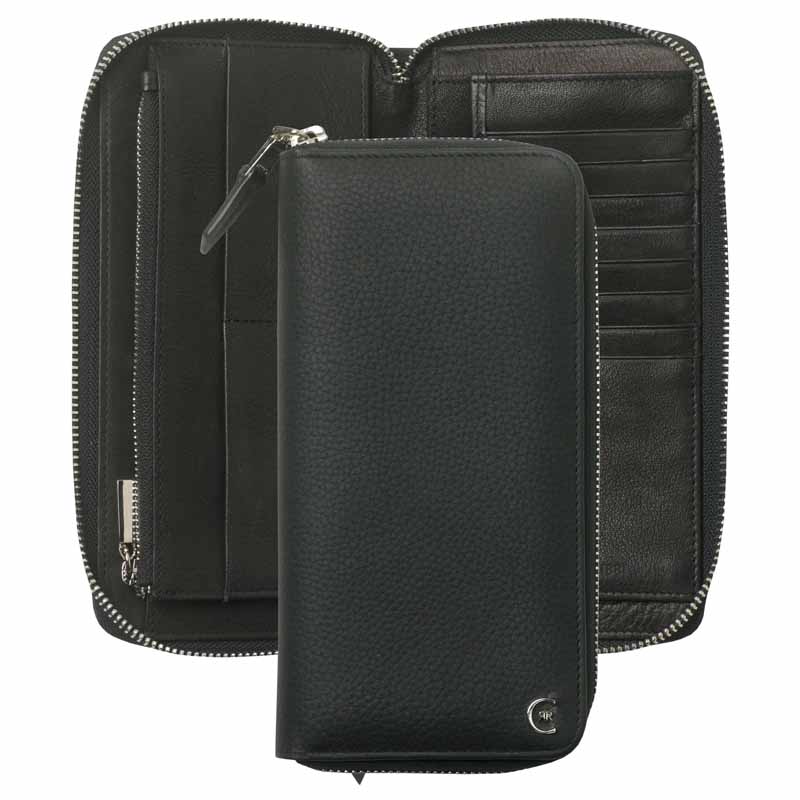 CERRUTI 1881 PORTADOCUMENTI DA VIAGGIO IN PELLE cm 20x10,4x2,5