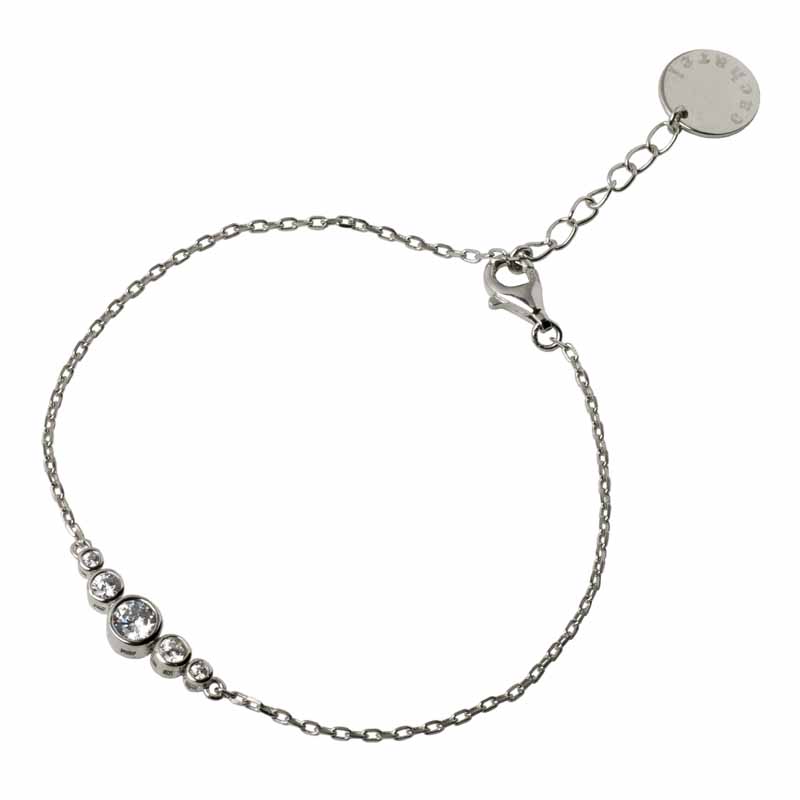 CACHAREL BRACCIALETTO DONNA IN ARGENTO