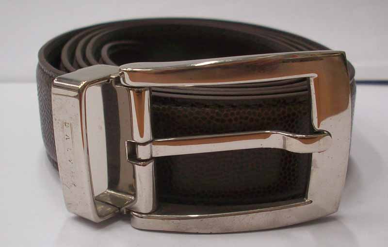 DALVEY CINTURA LUNGA IN PELLE MARRONE CAVIAR