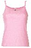 CANOTTA DONNA CON SPALLINE 100% COTONE