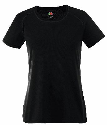 T-SHIRT DONNA PERFORMANCE T 100% POLIESTERE 140gr/m²