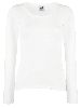 T-SHIRT DONNA MANICA LUNGA BIANCA
