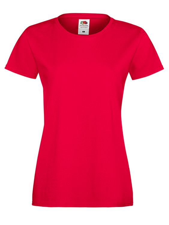 T-SHIRT LADY-FIT SOFSPUN® T COLORATA