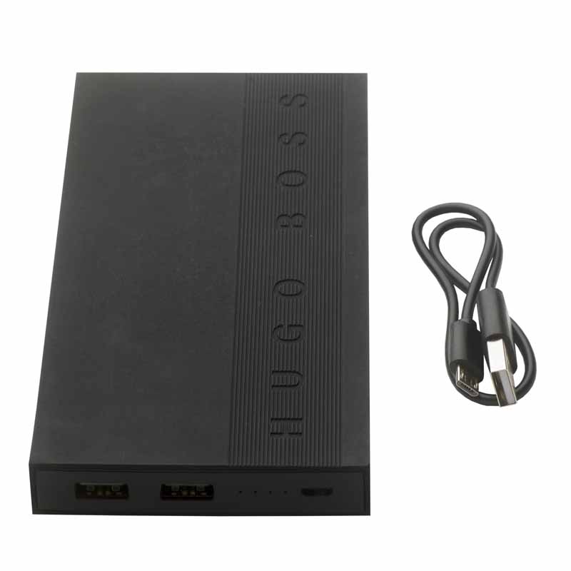 HUGO BOSS POWERBANK 10000mAh COLORE NERO