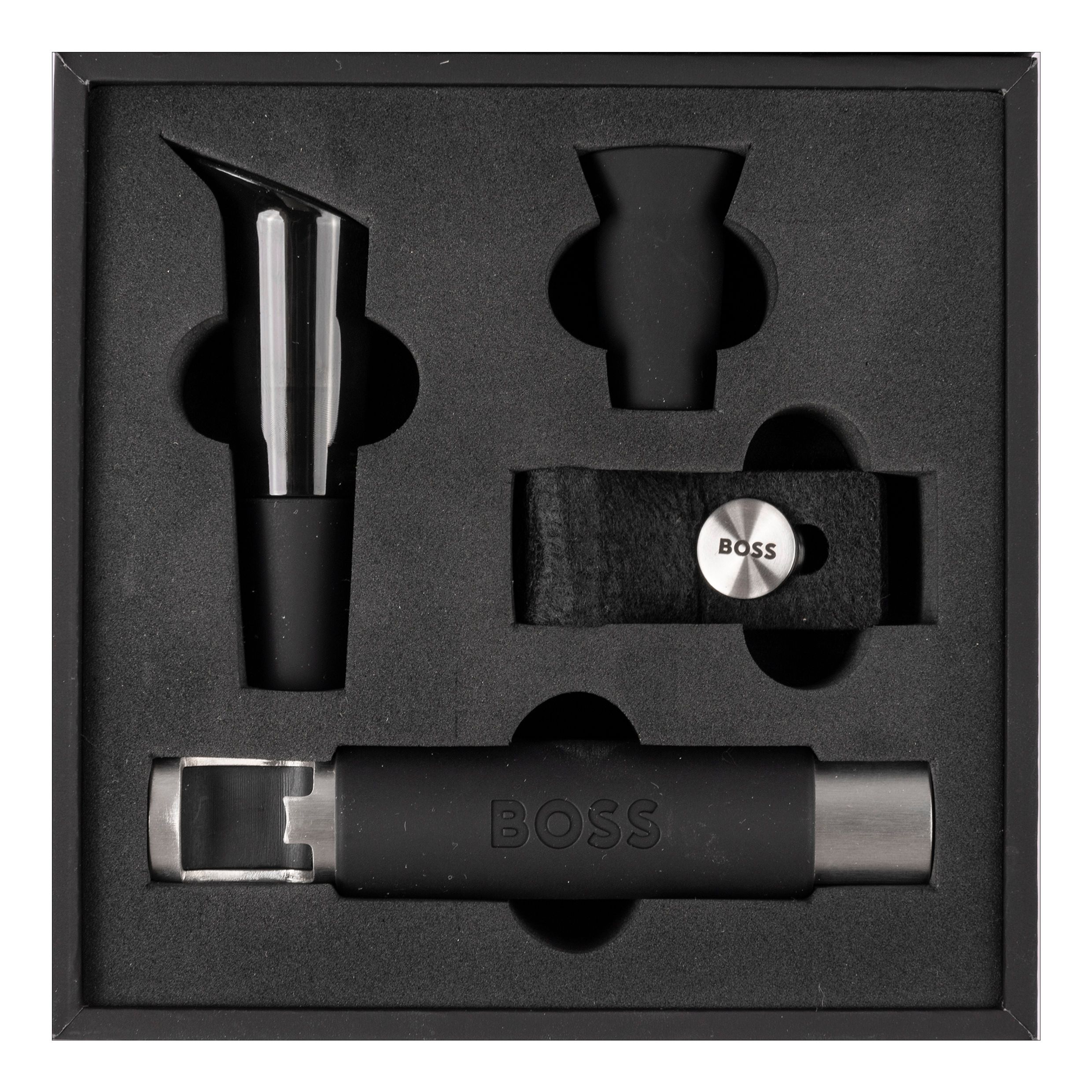 HUGO BOSS SET VINO IN ACCIAIO INOX