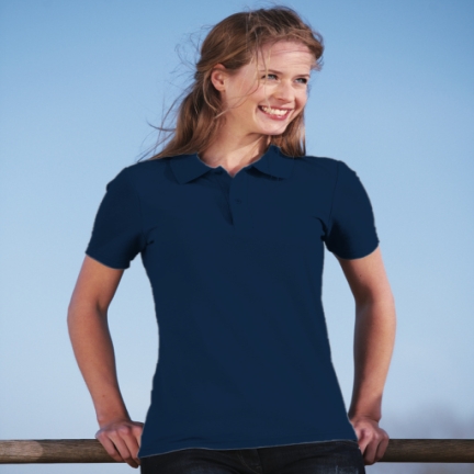 POLO DONNA COLORATA MANICA CORTA 180gr