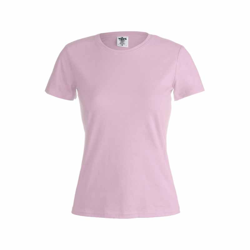 T-SHIRT DONNA GIROCOLLO MANICA CORTA COLORATA 150gr