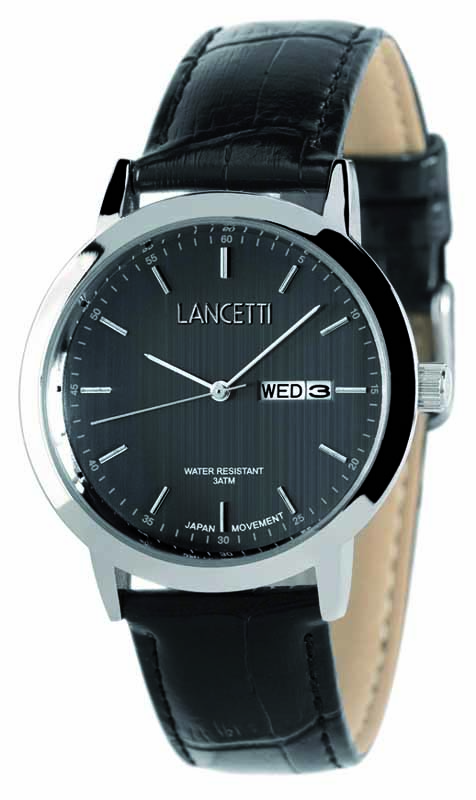 LANCETTI OROLOGIO "DAY-DATE" IN METALLO LUCIDATO
