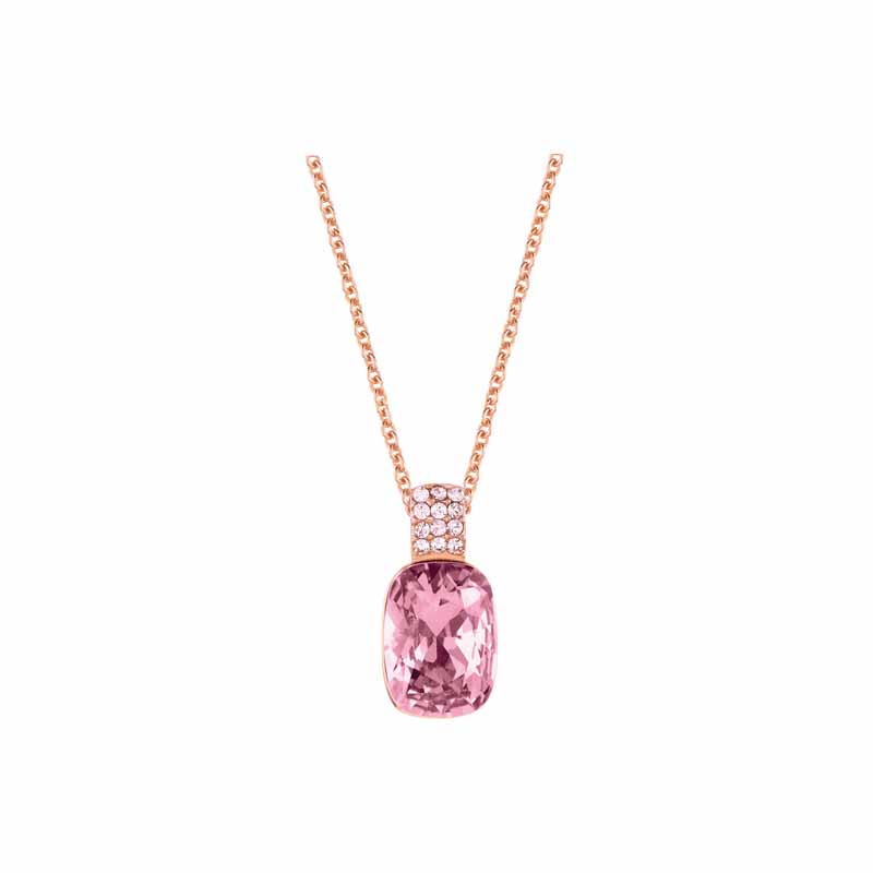 LOLAANDGRACE PENDENTE COCKTAIL SQUARE CRYSTAL ANTIQUE PINK