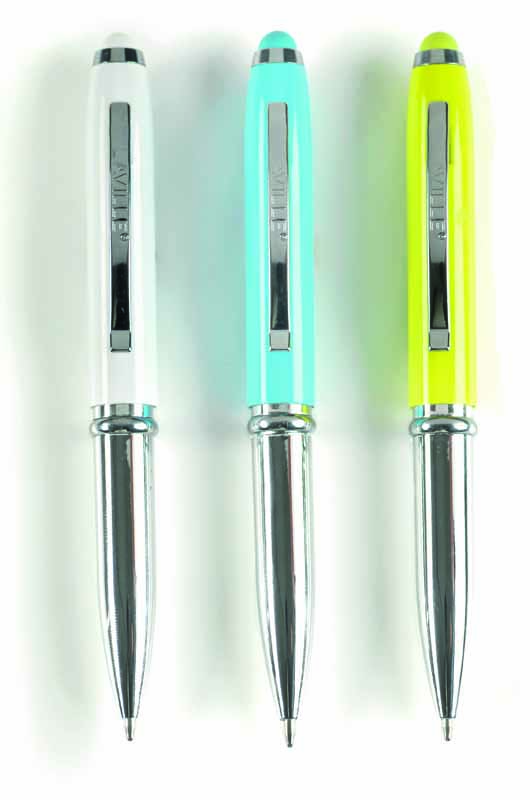 LAVILLE PENNA A SFERA 3 FUNZIONI IN COLORI ASSORTITI, IMBALLO 24