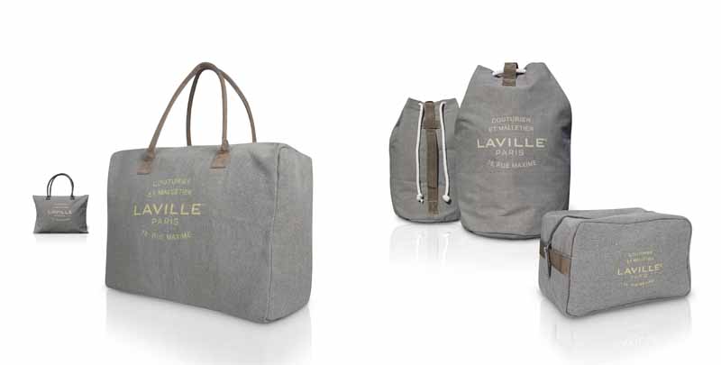 LAVILLE SET VIAGGIO COMPOSTO DA BORSONE, SACCA E BEAUTY