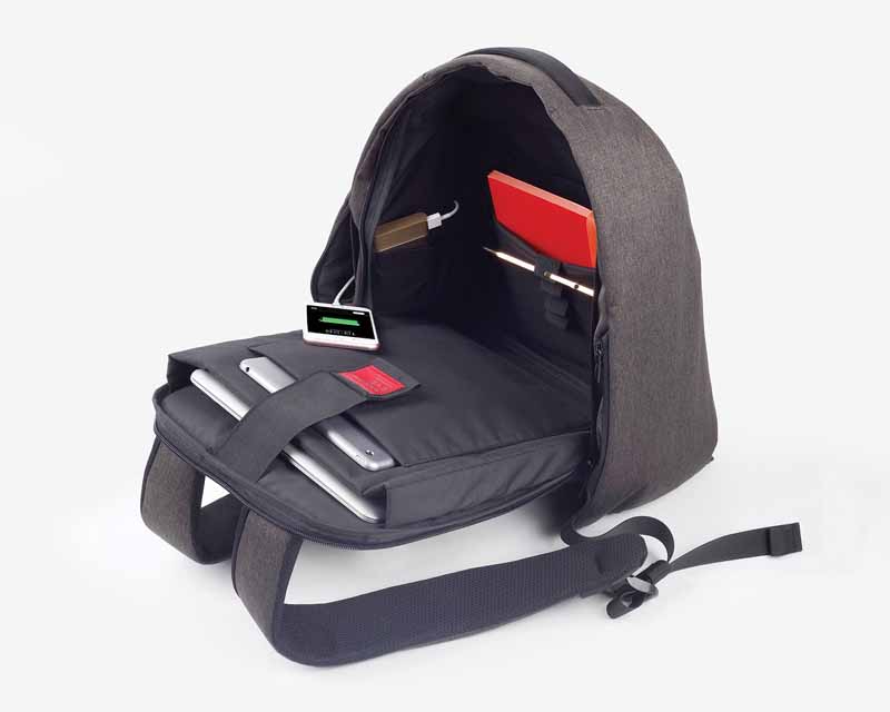 LEXON ZAINO P/PC 15" ANTIFURTO IN LANA INEX 700D 40x30x22 cm