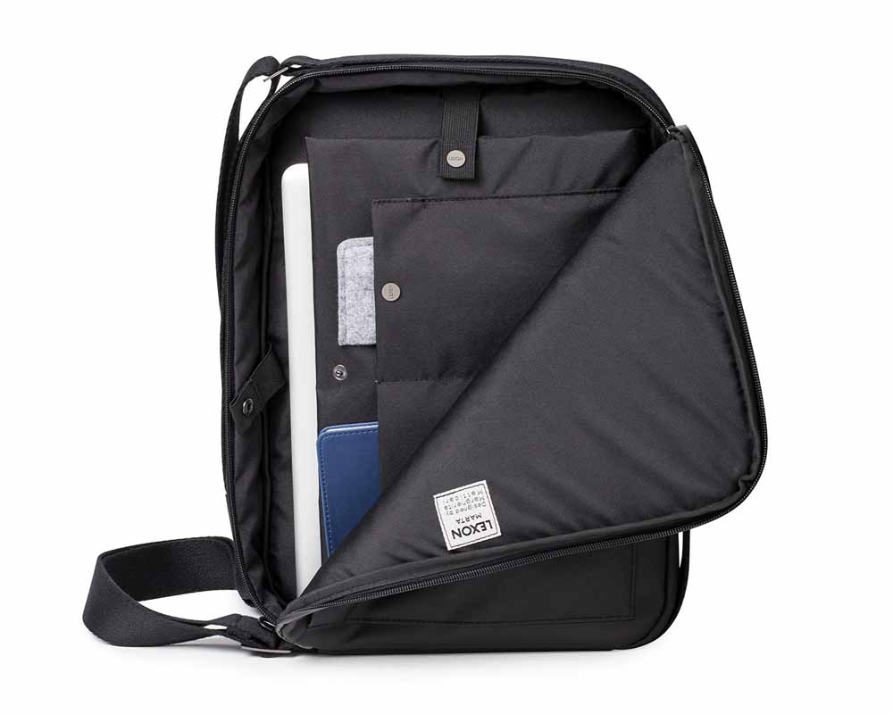 LEXON MESSENGER / ZAINO P/PC 15" IN POLIESTERE 900D 39x27x7 cm