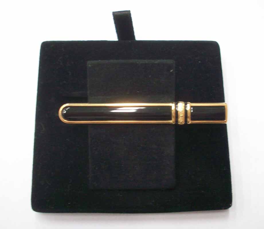 MONTBLANC FERMACRAVATTA ONICE/PLACC.ORO