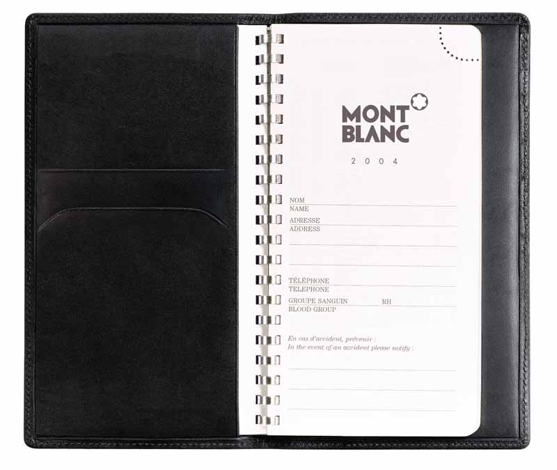 MONTBLANC DIARIO ORIZZONTALE 16,5X9,5X1,5